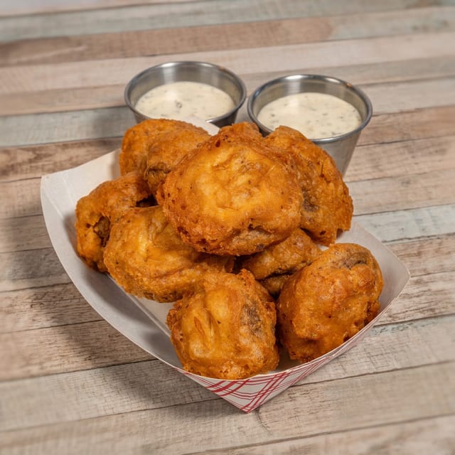 Fried Mushrooms with Ranch.