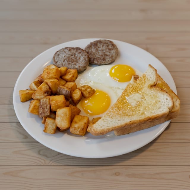 Two Eggs Cooked to Order.