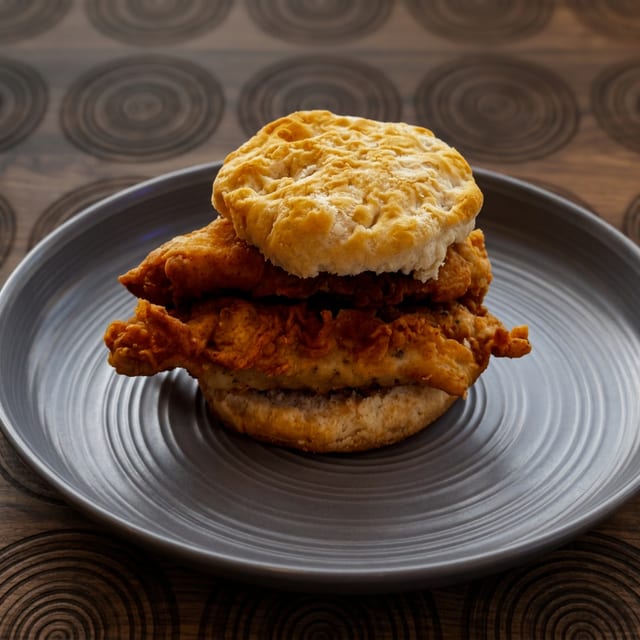 Honey Butter Chicken Biscuit.