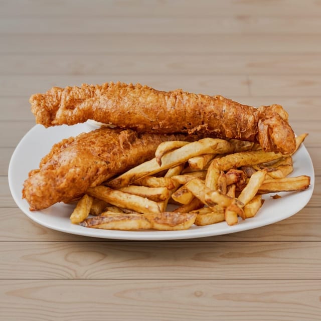 Fish and Chips.